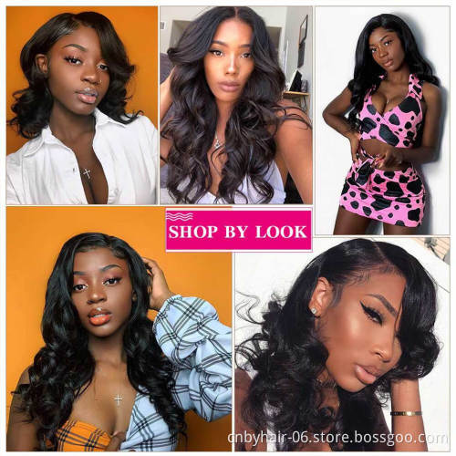 Closure Wig Lace 100% Wholesale Glueless Full Hd Black Women Perruque Loose Body Wave Lacefront Swiss Natural Human Hair Wigs